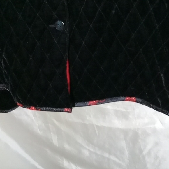 Vintage style Asian lining coat quilted - Picture 4 of 6